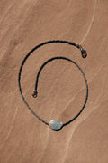 Silver pearl necklace