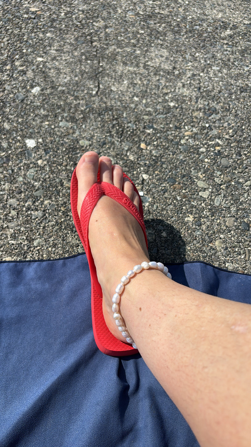 pearl anklet