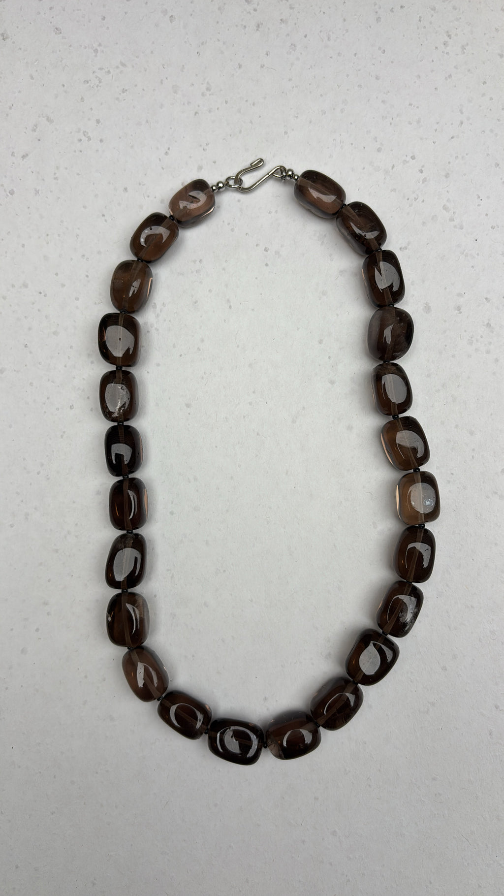 smokey quartz necklace