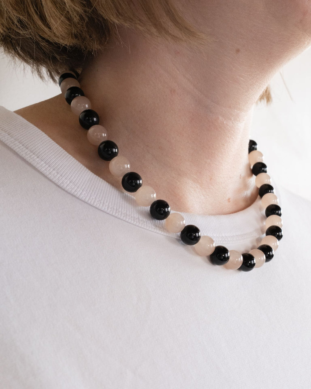 Agate & Crystal Gemstone Necklace